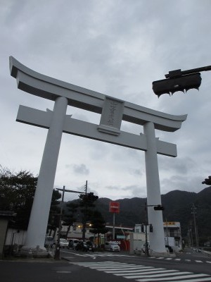 出雲大社最初の鳥居に到着！