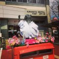 熊本中央郵便局のたぬきポスト：2017年春バージョン